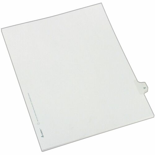 Avery Index Dividers,Side Tab 31 - 1/25 Cut,8-1/2"x11",25/PK,WE