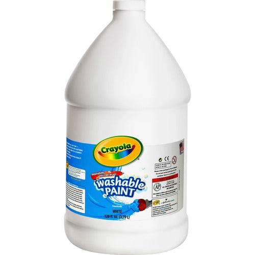 Crayola Paint, Washable, 1 Gallon, White