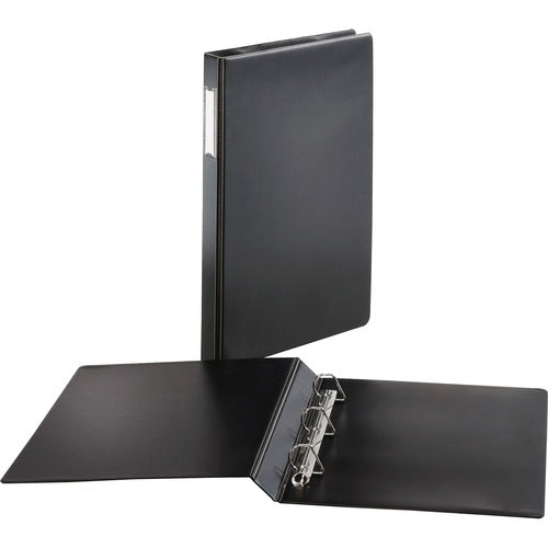 Cardinal D-Slant Legal Binder, 3 Ring, 1" Capacity, 14"x8-1/2", Black