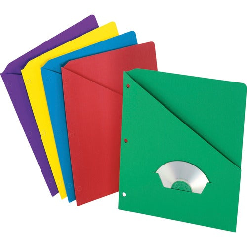 Pendaflex Slash Pocket Divider, 3HP, 8-1/2"x11", 25/PK, Assorted