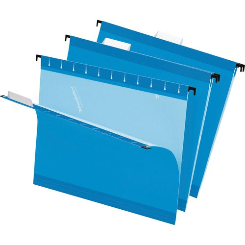 Pendaflex Hanging Folder, 1/5 Tab Cut, Letter, 25/BX, Blue