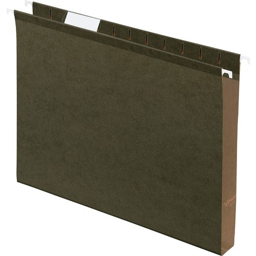 Pendaflex Hanging Folders, 1" Capacity, Letter, 25/BX, Standard Green