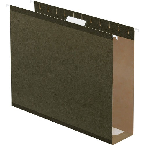 Pendaflex Hanging Folders, 3" Capacity, Letter, 25/BX, Standard Green