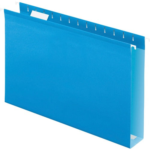 Pendaflex Hanging Folders, w/Box Bottoms, 25/BX, Blue