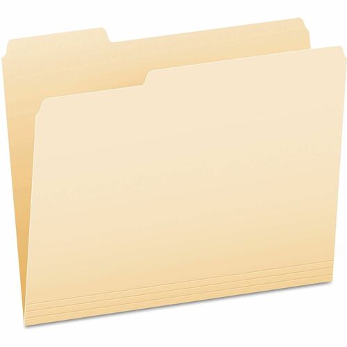 Pendaflex File Folder,1/3 Cut Left Tab,11pt, Letter,1-Ply,100/BX, MLA