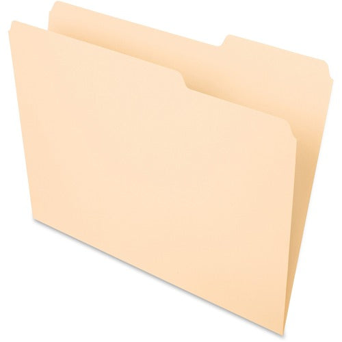 Pendaflex File Folder,1/3 Cut Right Tab,11pt, Letter,1-Ply,100/BX, MLA