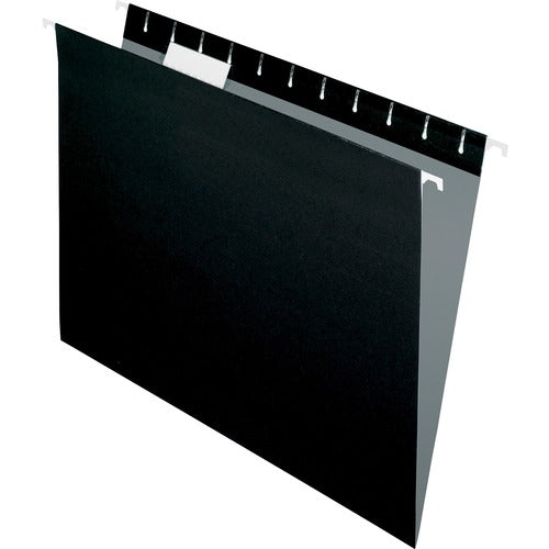 Pendaflex Hanging Folder, 1/5 Tab Cut, Letter Size, 25/BX, Black