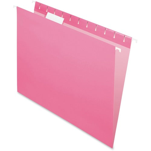 Pendaflex Hanging Folder, w/Tabs/Inserts,1/5 Tab Cut, Ltr, 25/BX, PK