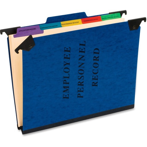 Pendaflex Personnel Hanging Folders, 9-1/2"x11-3/4", 2" Exp., Blue