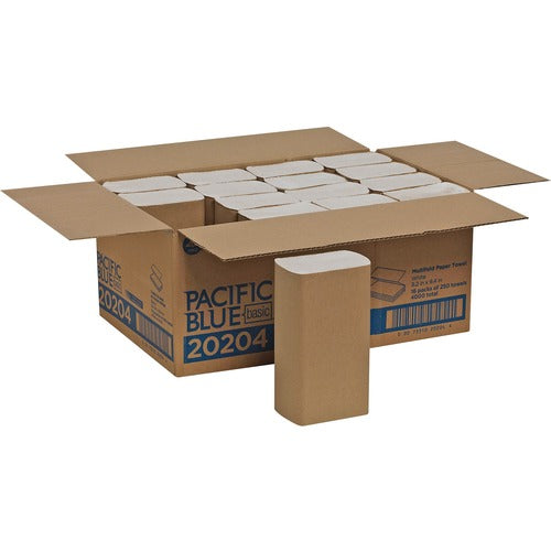 Georgia-Pacific Paper Towels,Multifold,9-1/4"x9-1/2",250/PK,16PK/CT,WE-GPC20204