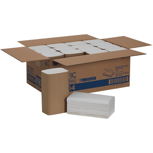 Georgia-Pacific Paper Towels,Single-fold,9-1/4"x10-1/4",250/PK,16PK/CT,WE-GPC20904
