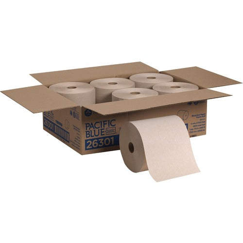 Georgia-Pacific Envision Roll Towels Non-Perf, 7-7/8"x800', 6/CT, BN-GPC26301