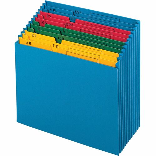Pendaflex Desktop Project File, A-Z Format,12 Pockets, Letter, Blue
