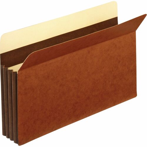 Pendaflex File Pockets, Legal, 24 Pt., 3-1/2", Exp, 25/BX, Brown