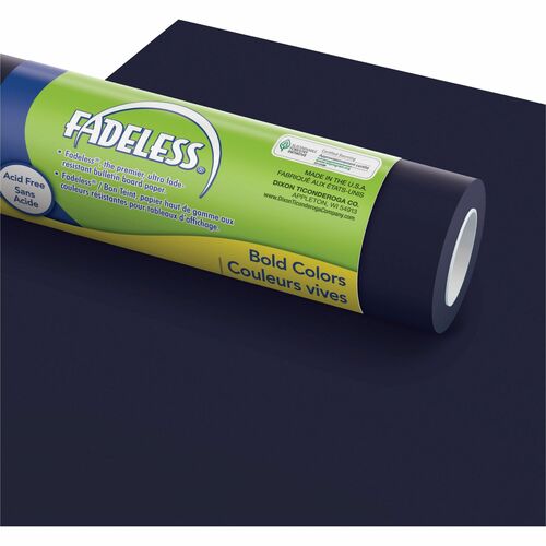 Pacon Art Paper Roll, Fadeless, 48"x50', 50 lb, Rich Blue