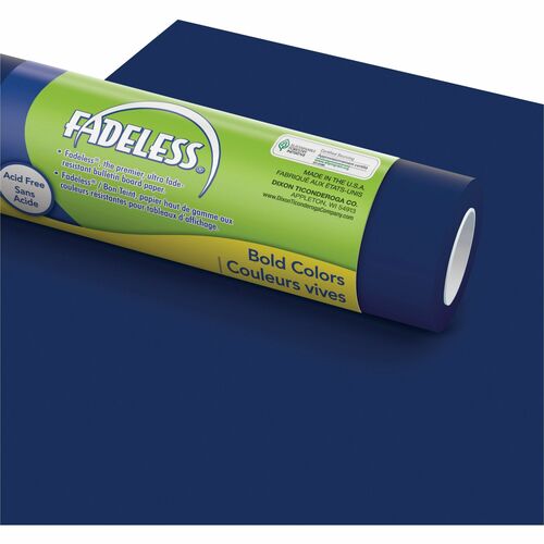 Pacon Art Paper Roll, Fadeless, 48"x50', 50 lb, Royal Blue