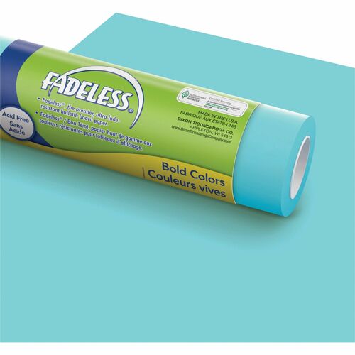 Pacon Art Paper Roll, Fadeless, 48"x50', 50 lb, Sky Blue