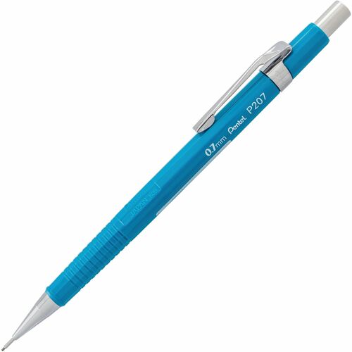 Pentel Automatic Pencil, Refillable, 0.7 mm, Blue Barrel