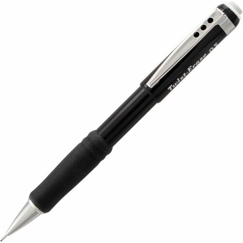Pentel Mechanical Pencil, W/ Twist Eraser, 0.5 mm, Black