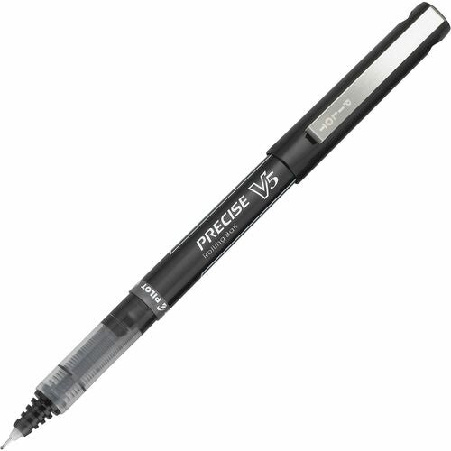 Pilot Pen, Rollerball, Nonrefillable, 0.5mm, 1 DZ, BK Barrel/Ink