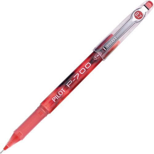 Pilot Rollerball Pen, Gel, Fine Point, Red Ink/Barrel