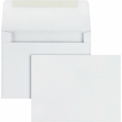Quality Park Invitation Envelopes,24Lb,No 5-1/2,4-3/8"x5-3/4",100/BX,WE