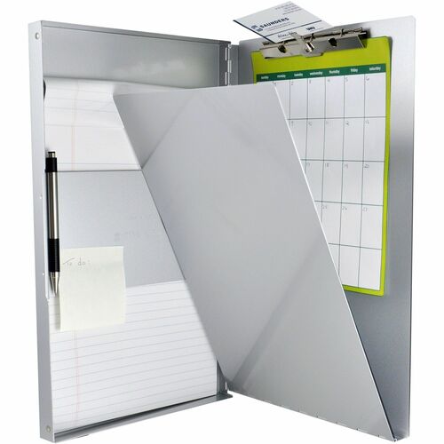 Saunders Form Holder,Side Open,Stor Cmpmnt.,8-1/2"x14",Aluminum