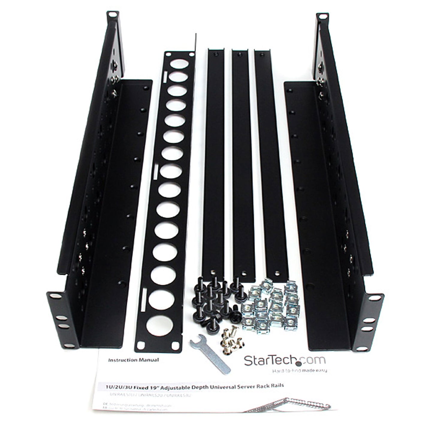 StarTech.com UNIRAILS2U rack accessory Rack rail
