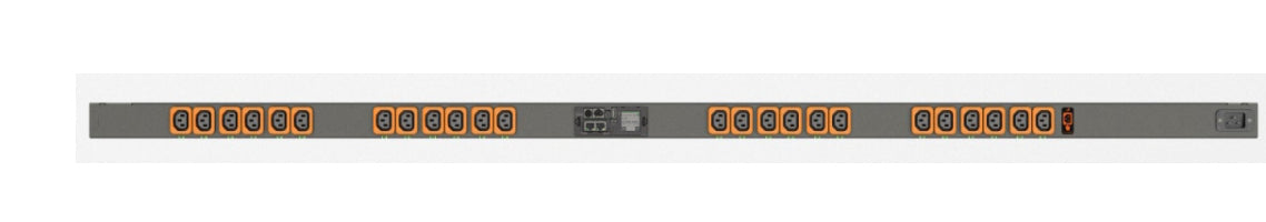Vertiv MUS5MGB0-24L137-2C20A9A00-S power distribution unit (PDU) 24 AC outlet(s) Black
