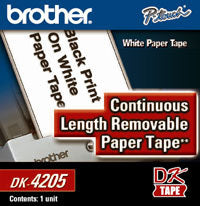 Brother DK4205 Black, White