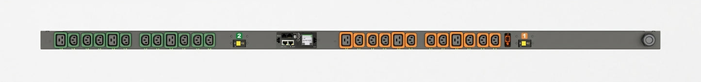 Vertiv Geist MNS5MGB1-24PH68-3TL6A0A10-S power distribution unit (PDU) 24 AC outlet(s) 0U Black