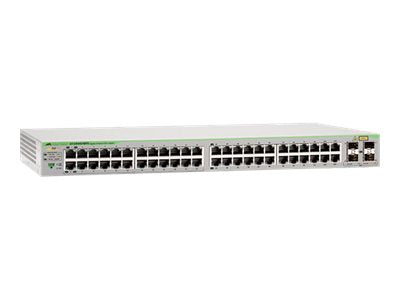 Allied Telesis AT-GS950/48PS Gigabit Ethernet (10/100/1000) Power over Ethernet (PoE) Green, Gray