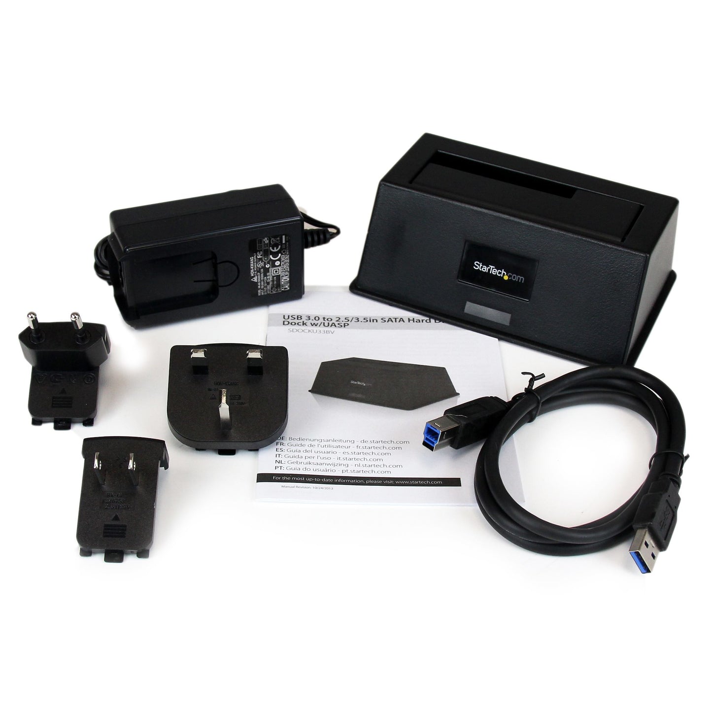StarTech.com SDOCKU33BV storage drive docking station USB 3.2 Gen 1 (3.1 Gen 1) Type-B