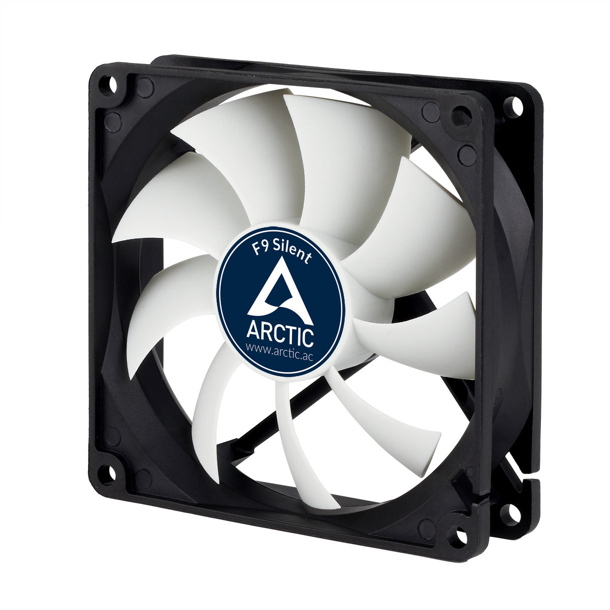 ARCTIC F9 Silent Computer case Fan 3.62" (9.2 cm) Black, White