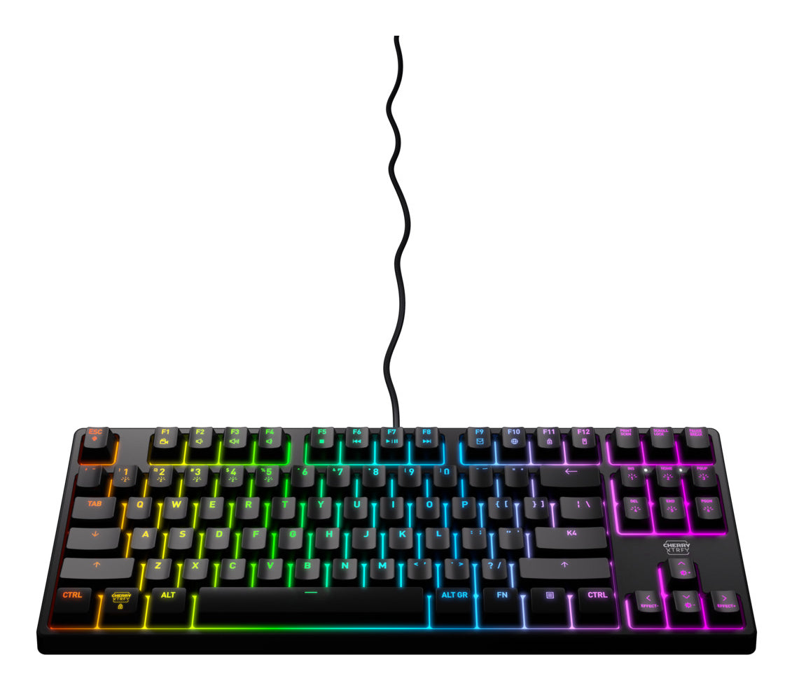 CHERRY K4V2 TKL keyboard Gaming USB QWERTY US English Black