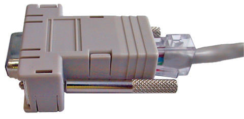 Vaddio 998-1002-232 cable gender changer RJ-45 DB-9M White
