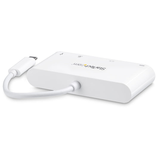 StarTech.com DKT30CDVPD laptop dock/port replicator Wired USB 3.2 Gen 1 (3.1 Gen 1) Type-C White