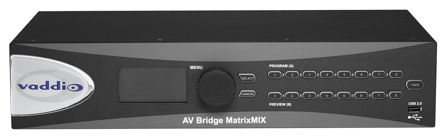 Vaddio MatrixMIX Ethernet LAN Black