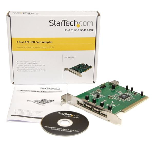 StarTech.com PCIUSB7 interface cards/adapter Internal USB 2.0