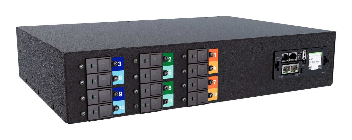 Vertiv PowerIT VP4U62A1 power distribution unit (PDU) 24 AC outlet(s) 2U Black