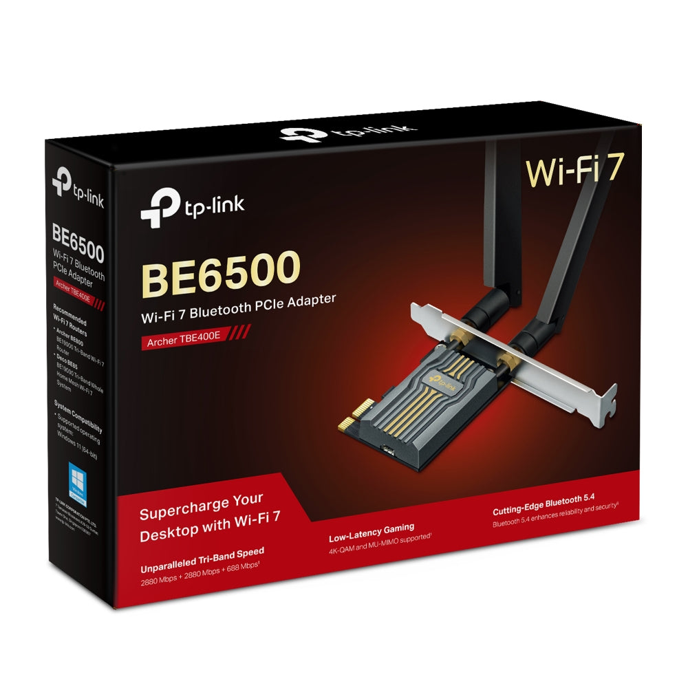 TP-Link BE6500 Internal WLAN / Bluetooth 2880 Mbit/s