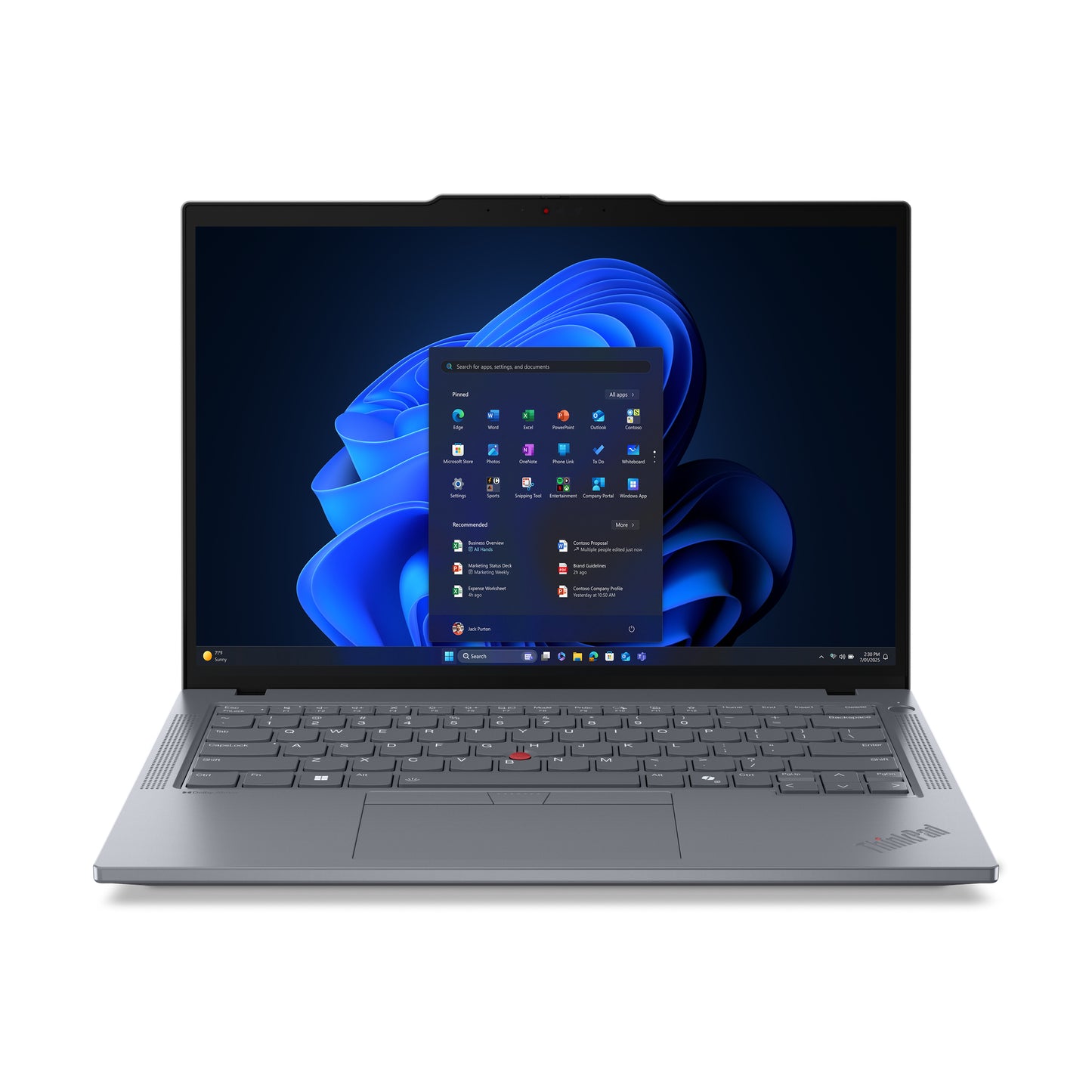 Lenovo ThinkPad T14 Gen 6 (Intel) Intel Core Ultra 5 225U Laptop 14" WUXGA 16 GB DDR5-SDRAM 256 GB SSD Wi-Fi 6E (802.11ax) Windows 11 Pro Gray