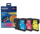 Brother LC653PKS ink cartridge 3 pc(s) Original High (XL) Yield Cyan, Magenta, Yellow