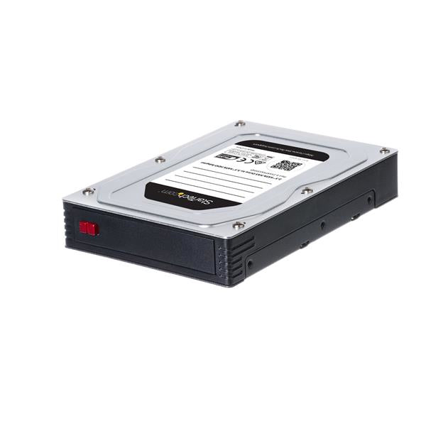 StarTech.com 25SATSAS35HD drive bay panel 3.5" Carrier panel Black, Silver