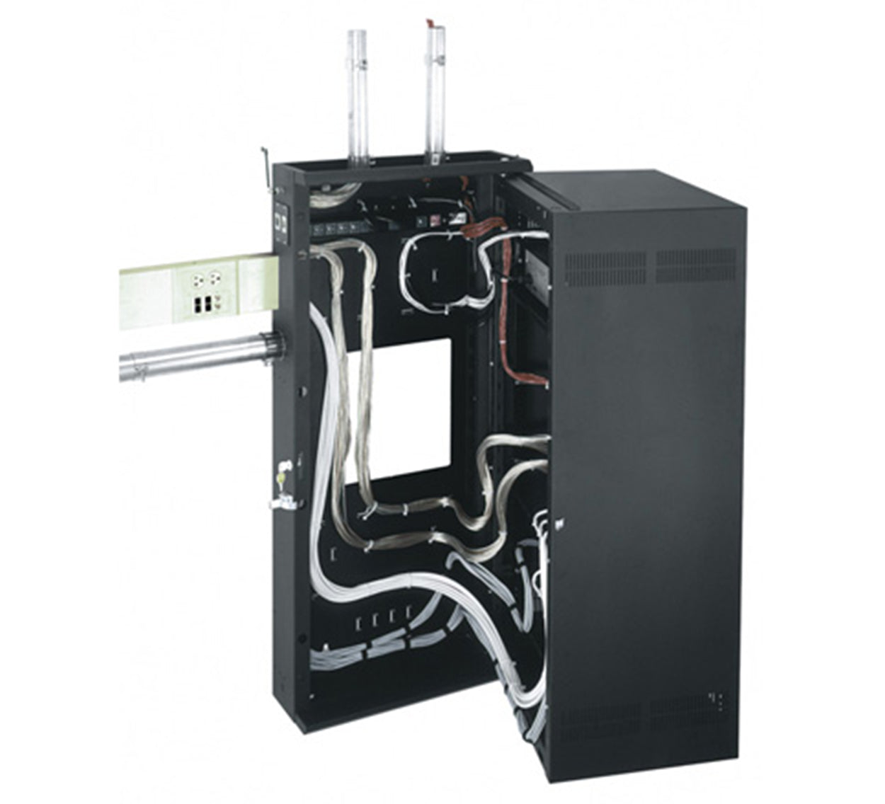 Middle Atlantic Products DWR-21-22 rack cabinet 21U Wall mounted rack Black