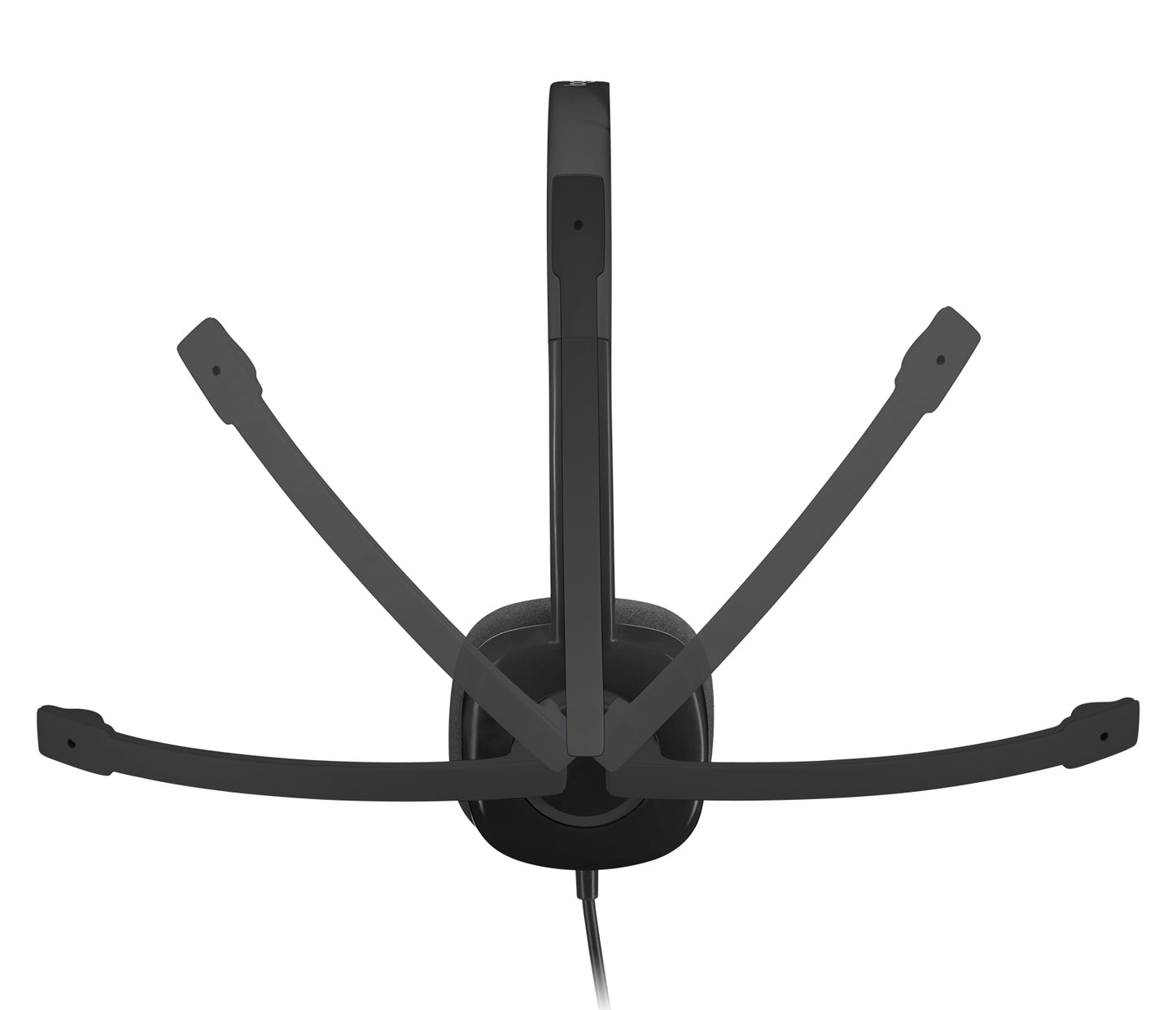 Logitech 981-000587 headphones/headset Wired Head-band Office/Call center Black