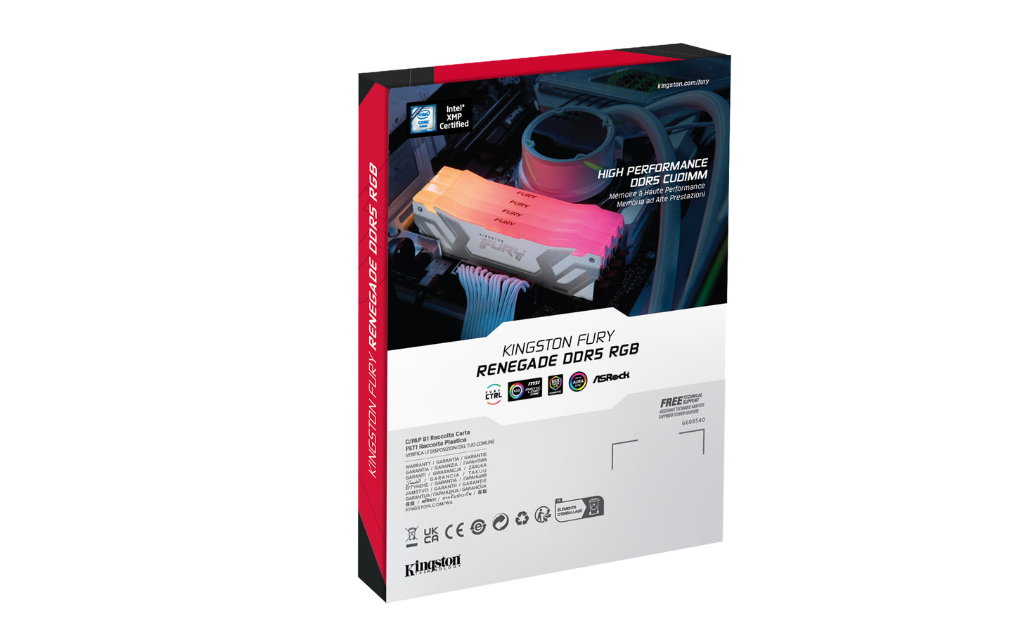 Kingston Technology FURY Renegade RGB memory module 24 GB 1 x 24 GB DDR5 8400 MT/s