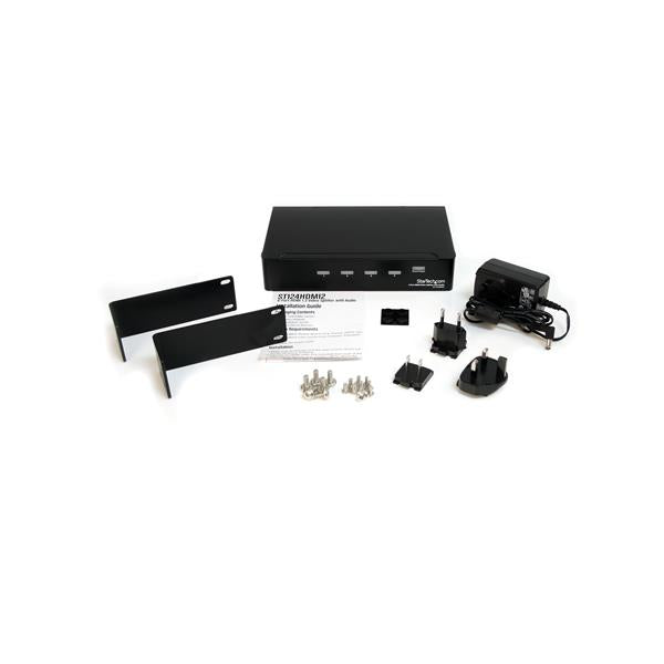 StarTech.com ST124HDMI2 video splitter HDMI 4x HDMI