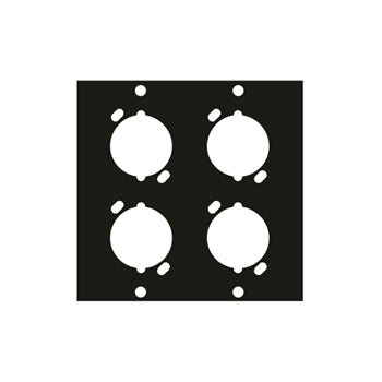 Middle Atlantic Products UNIV4 rack accessory Connector panel