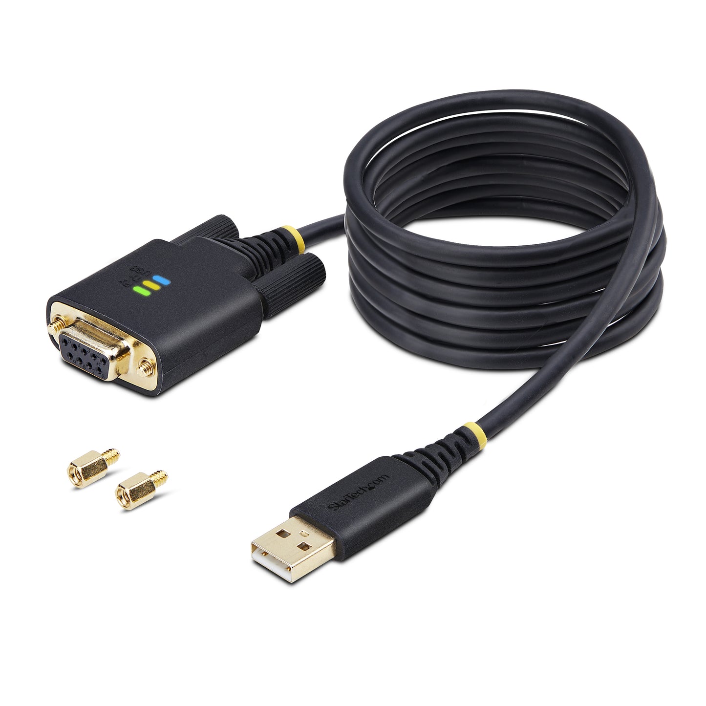 StarTech.com 1P6FFCN-USB-SERIAL serial cable Black 78.7" (2 m) USB Type-A DB-9